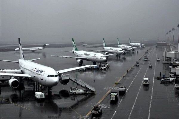 تمدید مجدد لغو پروازهای داخلی و خارجی در شمال، جنوب و غرب کشور
