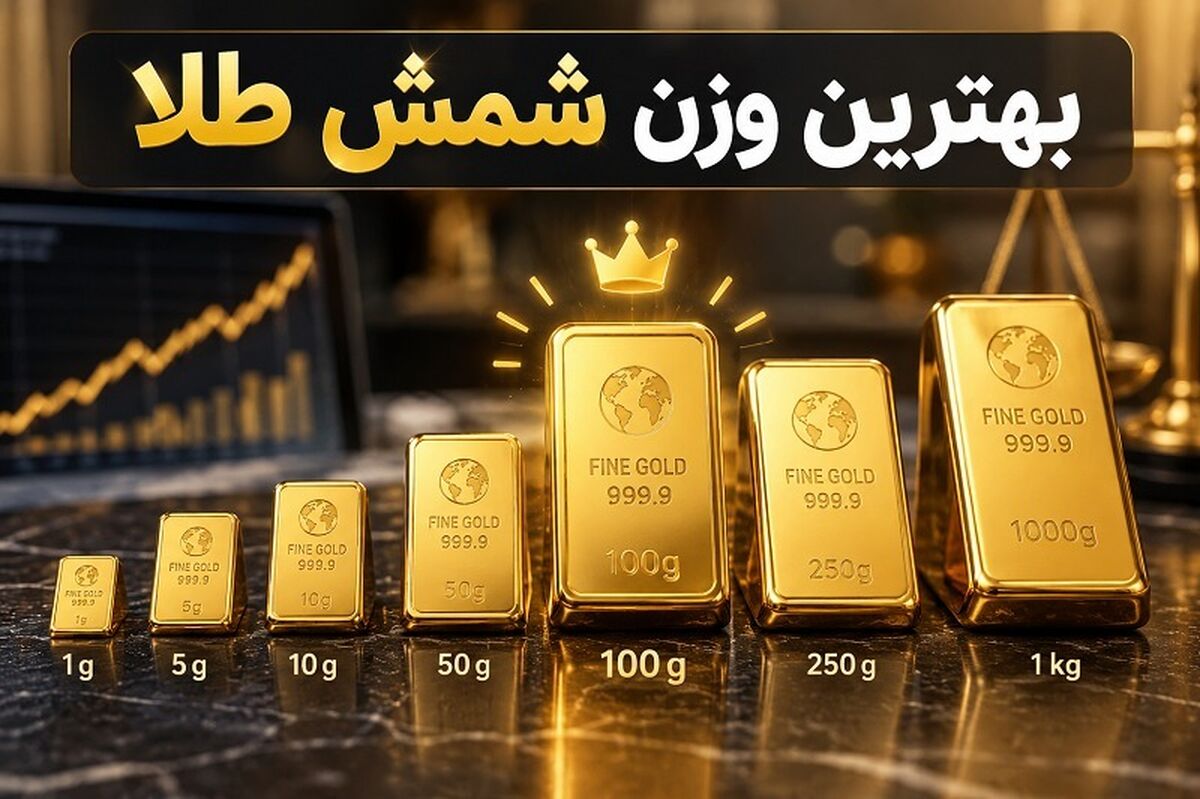 بهترین وزن شمش طلا؛ راهنمای انتخاب وزن مناسب برای خرید