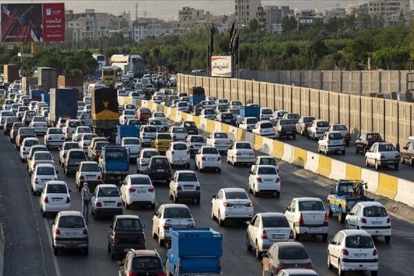 ترافیک نیمه‌سنگین در ۳ محور پرتردد کشور