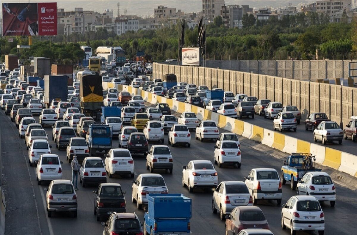 ترافیک نیمه‌سنگین در ۳ محور پرتردد کشور