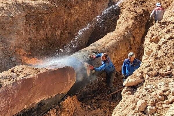 خطوط لوله آسیب دیده گاز کی به مدار باز می گردد؟
