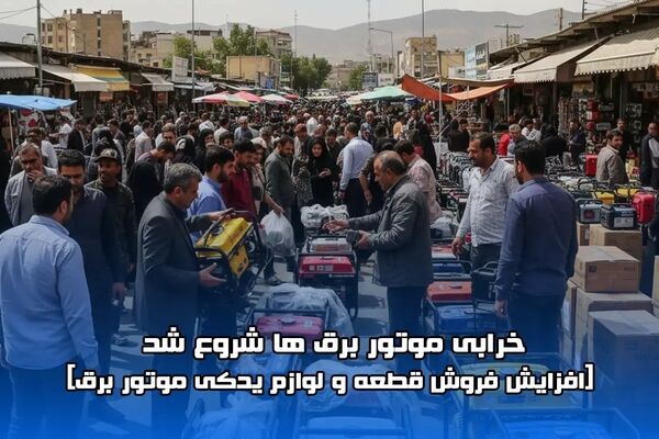 خرابی موتور برق ها شروع شد [افزایش فروش قطعه و لوازم یدکی موتور برق]