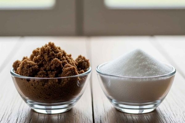تفاوت‌ های کلیدی کالری و ارزش غذایی شکر قهوه ای